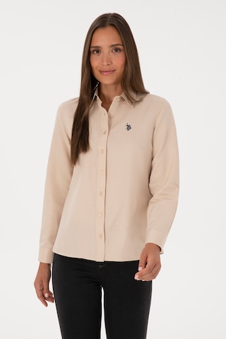 U.s. Polo Assn. Kadın Kum Gömlek Basic 50316711-vr085 Kum