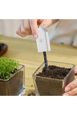 Geeksen Akıllı Toprak Nem Ölçer, Uzaktan Kontrol Ve Nem Sensörlü, Mobil Uygulama İle Bahçe Bitkileri İçin İdeal