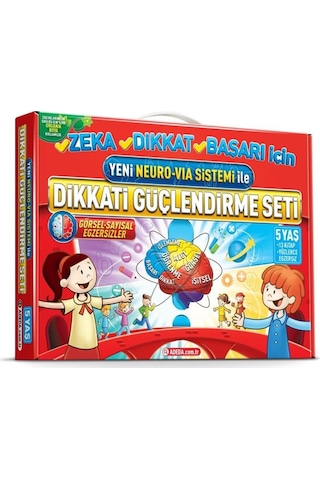 Adeda Dikkati Güçlendirme Seti 5 Yaş + Mısır Seven Mısırcı