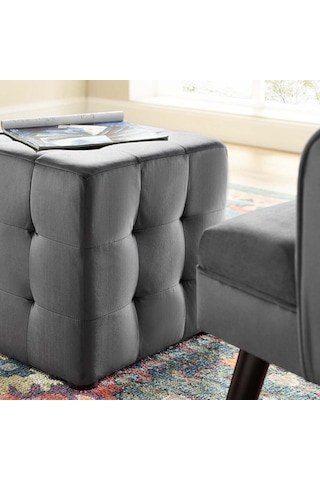 Deccostil Kare Puf Dikişli 45 x 45 Cm