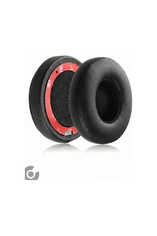 Beats Solo 2 Solo 3 Uyumlu Yumuşak Deri Kulaklık Pedi Sünger Yastığı Pedi Siyah