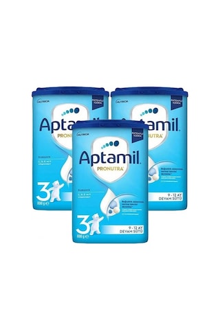 Aptamil 3 Çocuk Devam Sütü 800 G 3 Adet