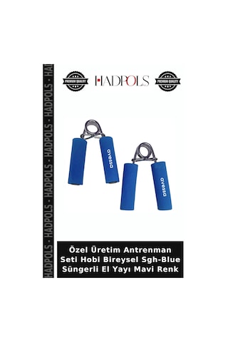 Özel Üretim Antrenman Seti Hobi Bireysel Sgh-blue Süngerli El Yayı Mavi Renk Belirtilmemiş