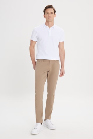 Ac&Co / Altınyıldız Classics Slim Fit Dar Kesim Pamuklu Chino Erkek Pantolon - Camel