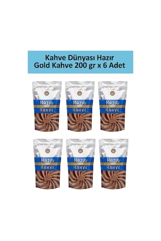 Kahve Dünyası Gold Hazır Kahve 6 x 200 G