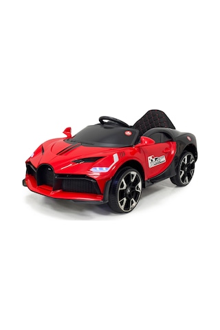 Bugatti 12 Volt Uzaktan Kumandalı Akülü Araba Hızlı Motor Gt Kırmızı