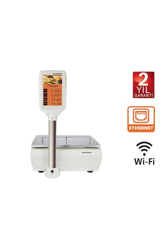 Bizerba Erıı 200 Etiketli Barkodlu Sistem Terazisi 15 Kg Wi-fi