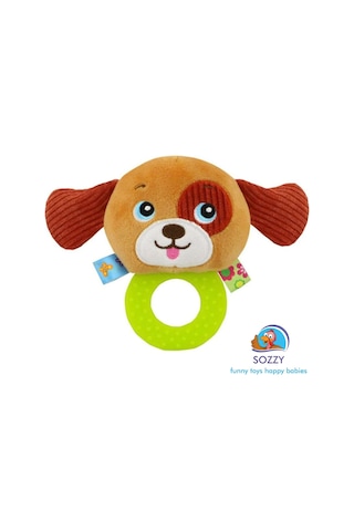 Sozzy Toys Çıngıraklı Dişlik Köpeğim Çok Renkli