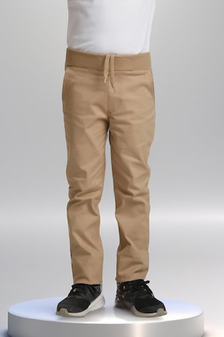 Luminur Ribana Bel Canvas Okul Pantolonu Bej Krem Kız Erkek Camel -bej