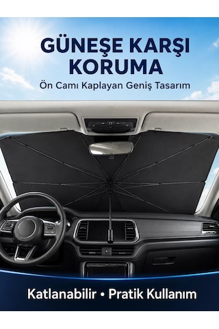 Mini Cooper Fiat 500 Smart Fortwo Hyundai İ10 Kia Picanto Uyumlu Oto Şemsiye Yeni Nesil 1
