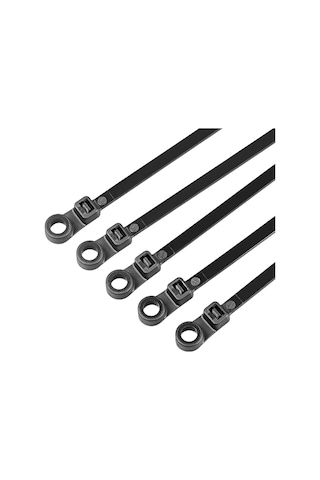 Powermaster Pm-26328 Delikli Siyah Kablo Bağı 3.6x200mm 100lü Paket