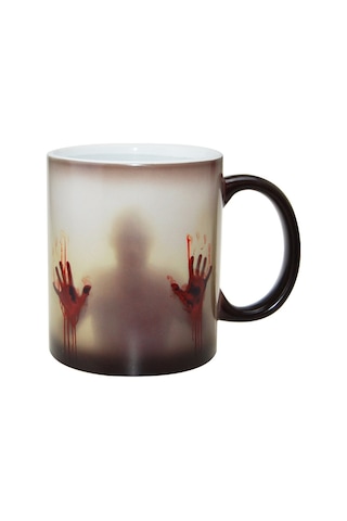Sones The Walking Dead Kupa Renk Değiştiren Isıya Duyarlı Seramik Kahve Kupası 301-400ml