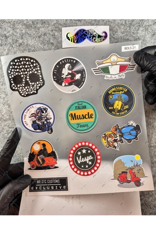 Bdls21 Küçük Boy 10lu Sticker Seti