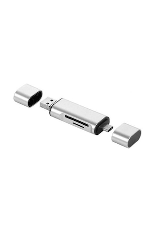 Type C Usb Kart Okuyucu Micro Sd Card Reader Çevirici Dönüştürücü