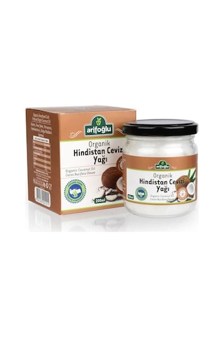 Arifoğlu Organik Hindistan Cevizi Yağı 200 ML Arifoğlu Organik Hindistan Cevizi Yağı 200 ML