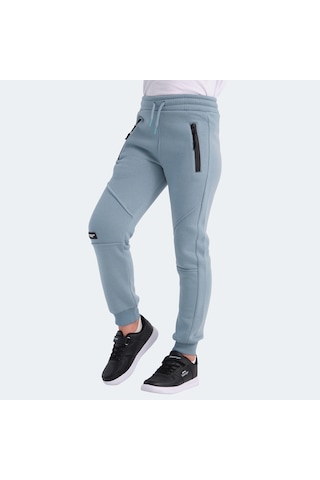 Slazenger LAMYA Çocuk Fermuar Cepli Mavi Eşofman Altı