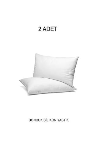 Vionel Home 2 Adet Ekonomik Boncuk Silikon Otel Yastığı 50 x 70