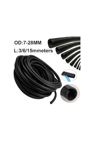 Uzunluk 3/6/15 Metre Od7/10/13/15/18/21/25/28mm Bölünmüş Tel