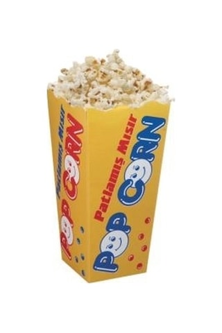 Popcorn Mısır Kutusu Küçük Boy 100 Adet