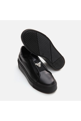 Hotiç Hakiki Deri Siyah Kadın Spor Ayakkabı 01ayh291790a100 Siyah