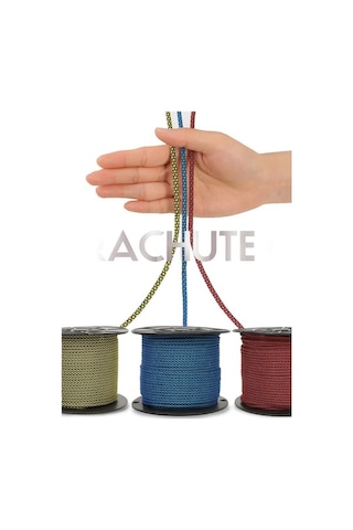 Besthome1 Güvenlik İçin 4mm 9çk Hayat Kurtaran Açık Hava Paracord Dağcılık Halatı 50m Kırmızı Kırmızı