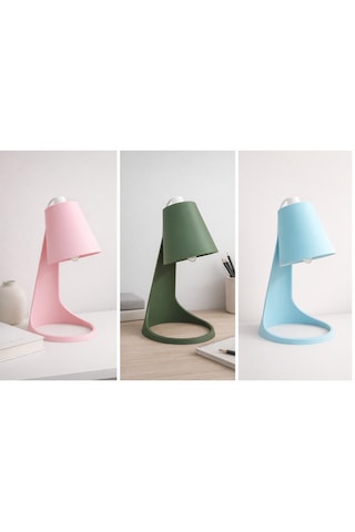 Nova Minimal Dekoratif Masa Lambası Modern Tasarım Ambiyans Objesi Pembe
