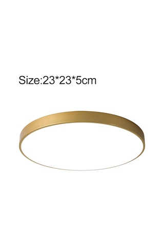 Macaron Yuvarlak Tavan Lambası, Basamaksız Karartma For 23cm Diğer Diğer