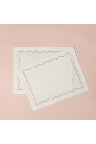 Linens Morby 2'li 35x45 Cm Peçete Naturel Kiremit Çok Renkli
