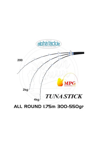 Alpha Tackle Mpg Tuna Stick 175 All Round Kamış 175Cm 300-550Gr