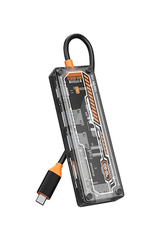 Ally Type-c To Usb3.0+usb2.0+type-c Pd+sd+tf+hdmı Çoğaltıcı Hub 6