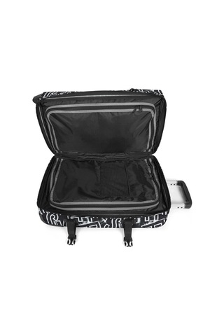 Eastpak Transit'r S Kabin Boy Çekçekli Tekerlekli Valiz 2o0 Siyah - Beyaz