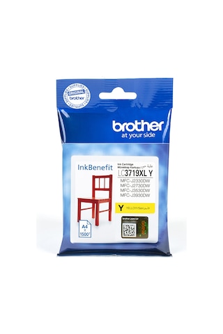 Brother Lc3719Xly Sarı Mürekkep Kartuş 1500 Sayfa