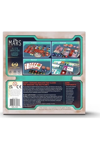 On Mars Alıen Invasıon Uzaylı İstilası Kutu Oyunu