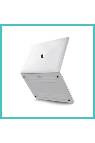 Ny Joy Macbook Pro 16.2 2021 Macbook Buzlu Kapak - Şeffaf Nyjoybz