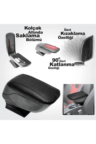 Sürgülü Kol Dayama Kolçak Her Araca Uygun Oto Kolçak Universal