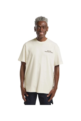 Jack Wolfskin Trailblazer Erkek Tişört Beyaz Beyaz