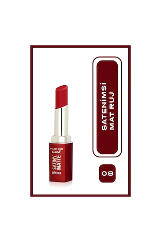 Mood Lip Combo Set - Defining Dudak Kalemi No:08 - Satiny Matte Ruj No:08 - Gleamy Dudak Parlatıcısı No:205 00