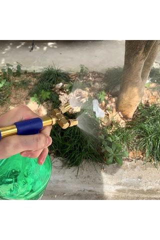 Yaozixa El Çekme Tüp Sprayer, Bahçe Sulama Sprey Başlığı, Bakır Ve Kauçuk Malzeme, El İle Kullanıma Uygun