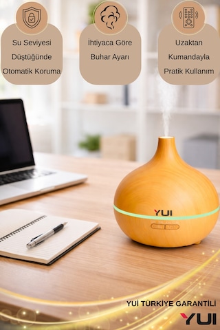 Ah30 Hava Nemlendirici Buhar Makinesi Ultrasonik Aroma Difüzör Oda Nemlendirici Işıklı
