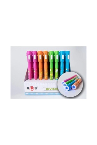 Ayıcık Desenli Görünmez Kalem - 4 Adet E.k