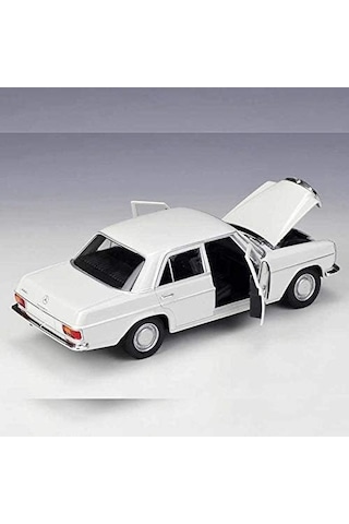 Mercedes Benz 220 Diecast 1.24 Ölçek Büyük Boy Metal Ojinal Lisanslı Araba Kapılar Açılır