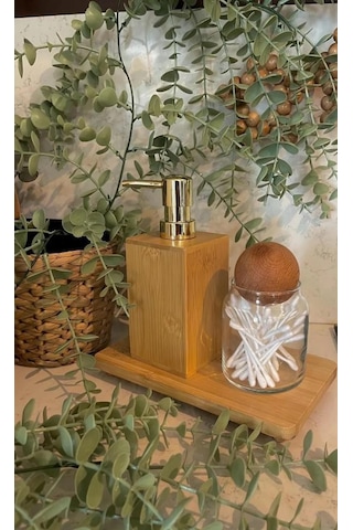 Kapris Home KAP-154 Ahşap Sabunluk 250 ML