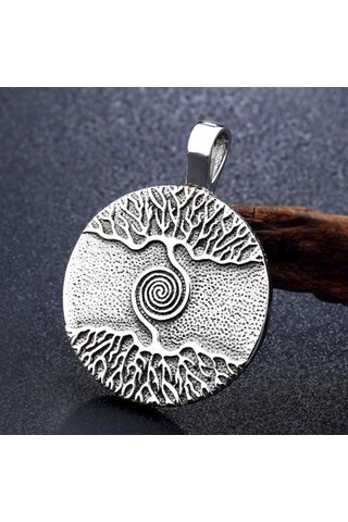 Chavin Viking Etnik Vintage Tılsım Hayat Ağacı Çelik Kolye Ds72 478257579 Çok Renkli
