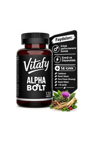Alpha Bolt Premium Erkek Formula 120 Kapsül