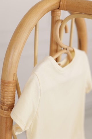 Şehrazat Handmade Tasarım Pamuklu Çocuk Tişört Krem