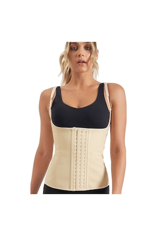 Pastimore Askılı Ten Latex Korse Ten