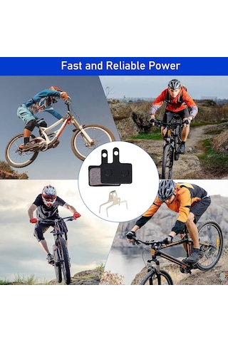 12 Set Bisiklet Hidrolik Mekanik Disk Kaliper Fren Balatası Bp 10 Kare Model Bisiklet Balata