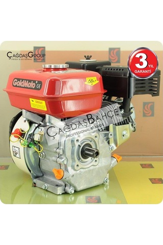 Goldmoto Gm200F25 Benzinli Motor 6.5 Hp Krank Mili Frezeli 25Mm