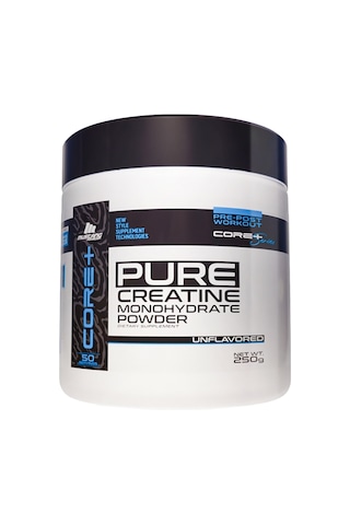 Mustang Nutrition Core+ Pure Creatine Monohydrate Powder Kreatin 250 Gr 50 Servis + Shaker + Protein Kahve Hediyeli Aromasız