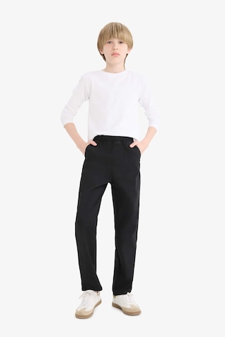 Defacto Erkek Çocuk Okula Dönüş Regular Fit Düz Paça Gabardin Pantolon T8850a625aubk81 Siyah